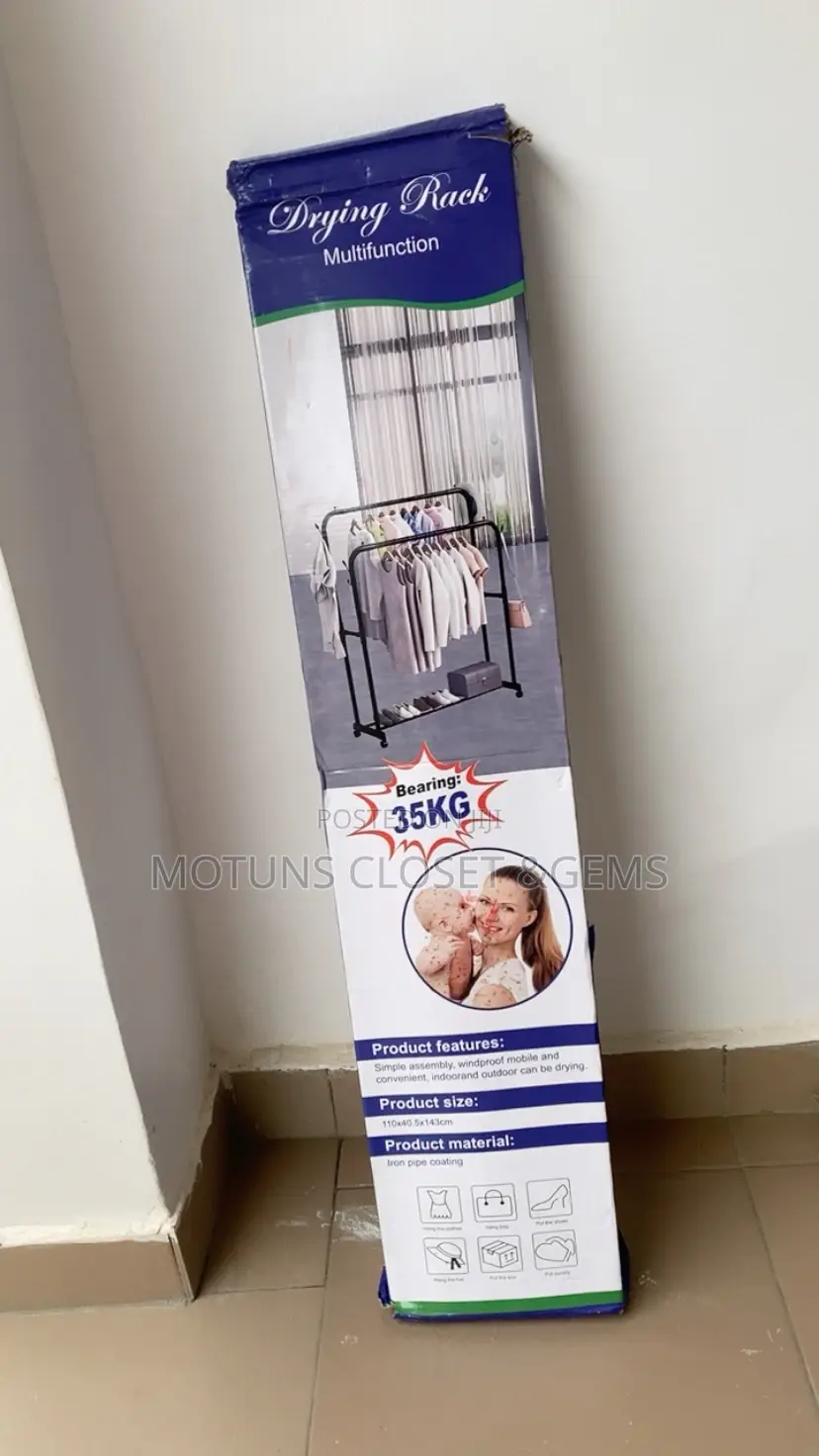 Double Clothes Rack