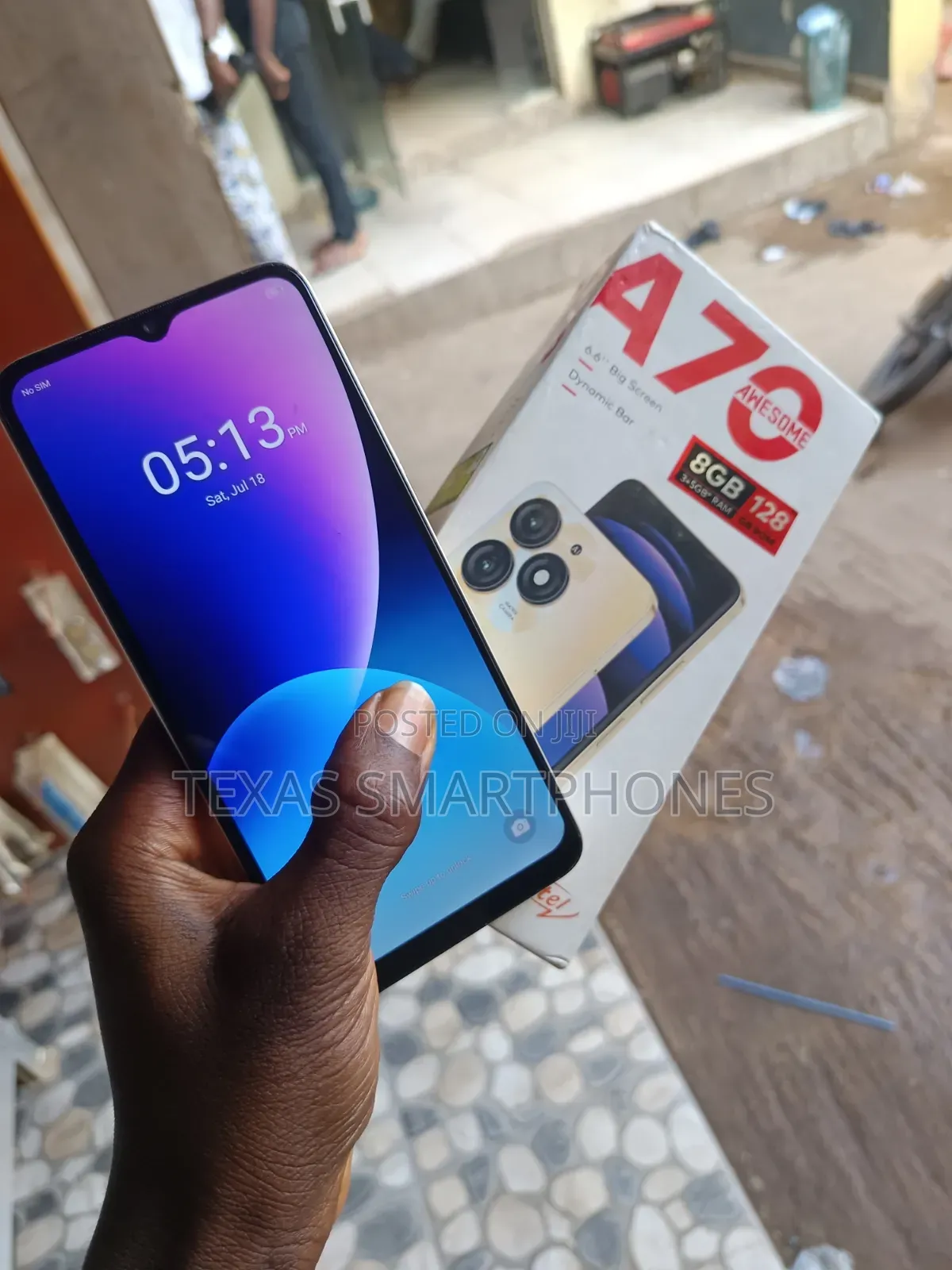Itel A70 128 GB Gray