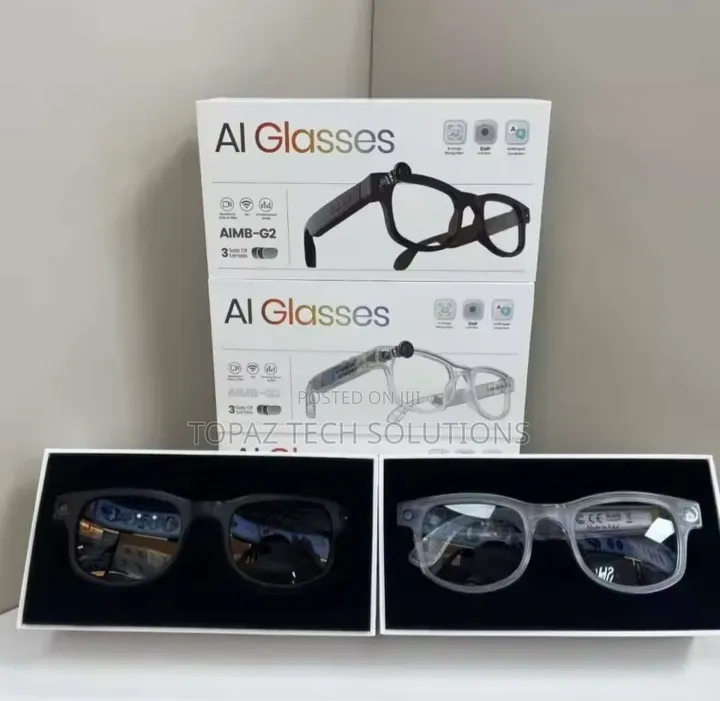 AI Smart Glasses With Camera, Bluetooth Voice Assistant