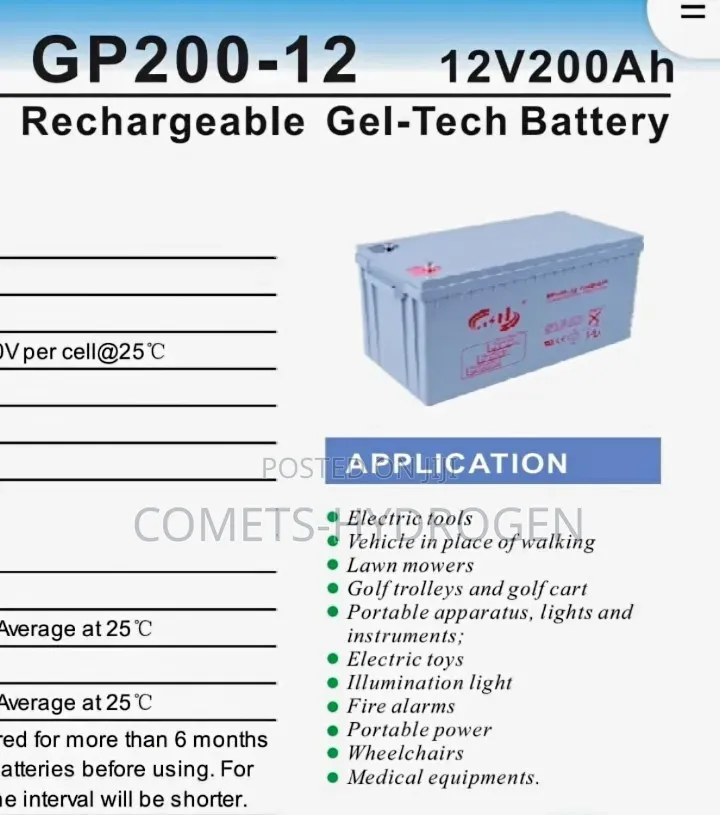 200ah Gel Deep Cycle Solar Battery Bulk Promo Price + 1 Year Warranty!