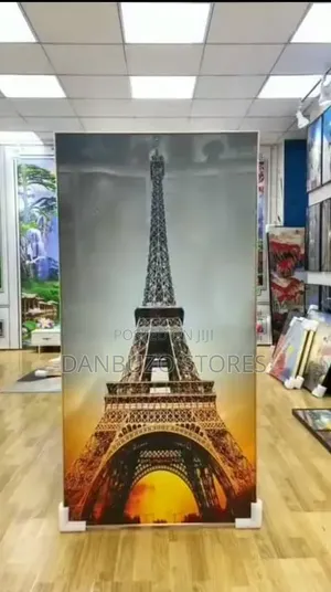 Eiffel Tower Glass Art Work