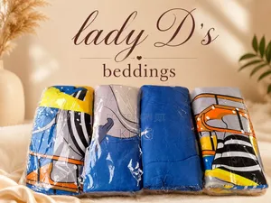 Soft Breathable Cotton Bedsheet Set 6×6 and Also 7×7 Premium 4 Pillow