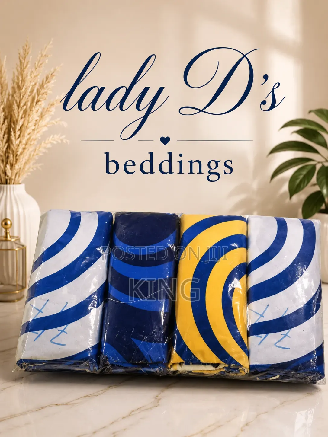 Soft Breathable Cotton Bedsheet Set 6×6 and Also 7×7 Premium 4 Pillow