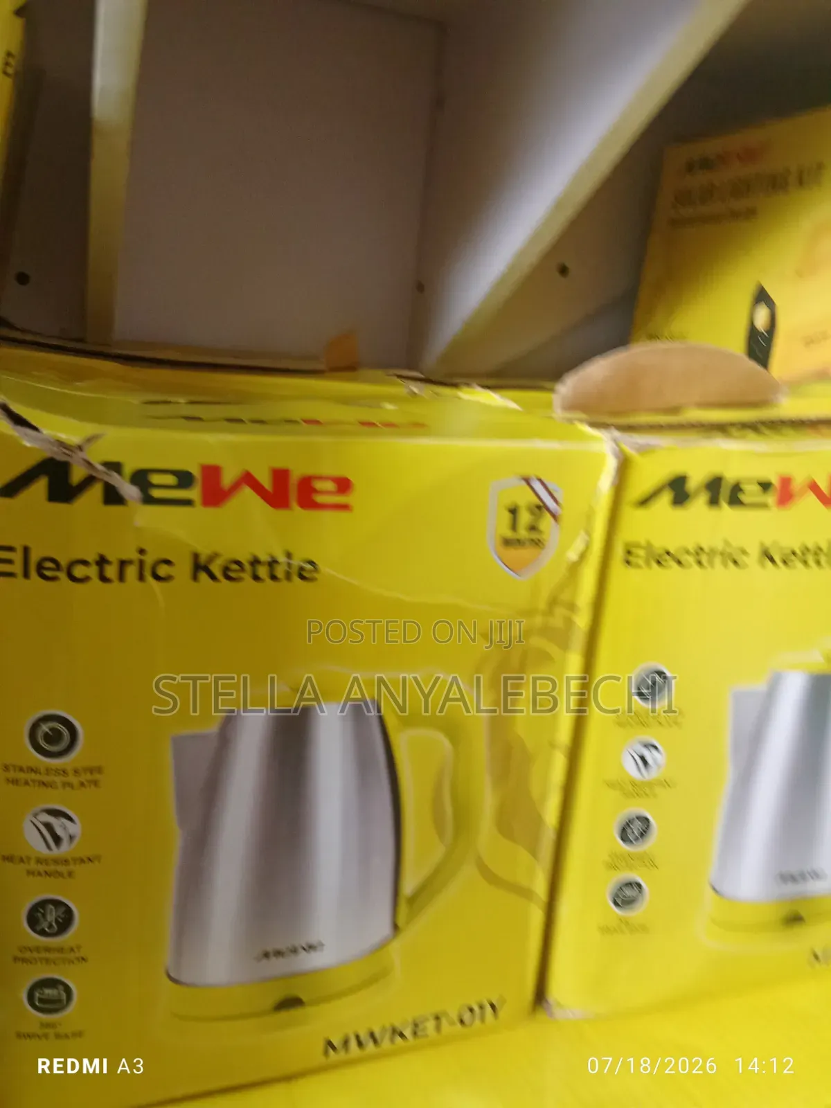 Electric Stain Less Jug