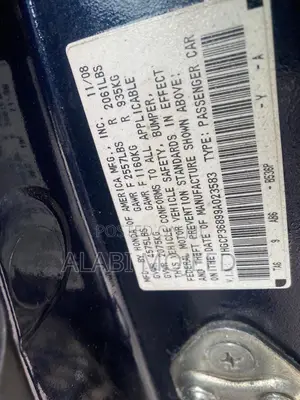 Honda Accord EX V6 Automatic 2009 Blue