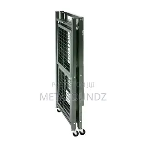 3-Tier Foldable Portable Durable Mobile Steel Shelf