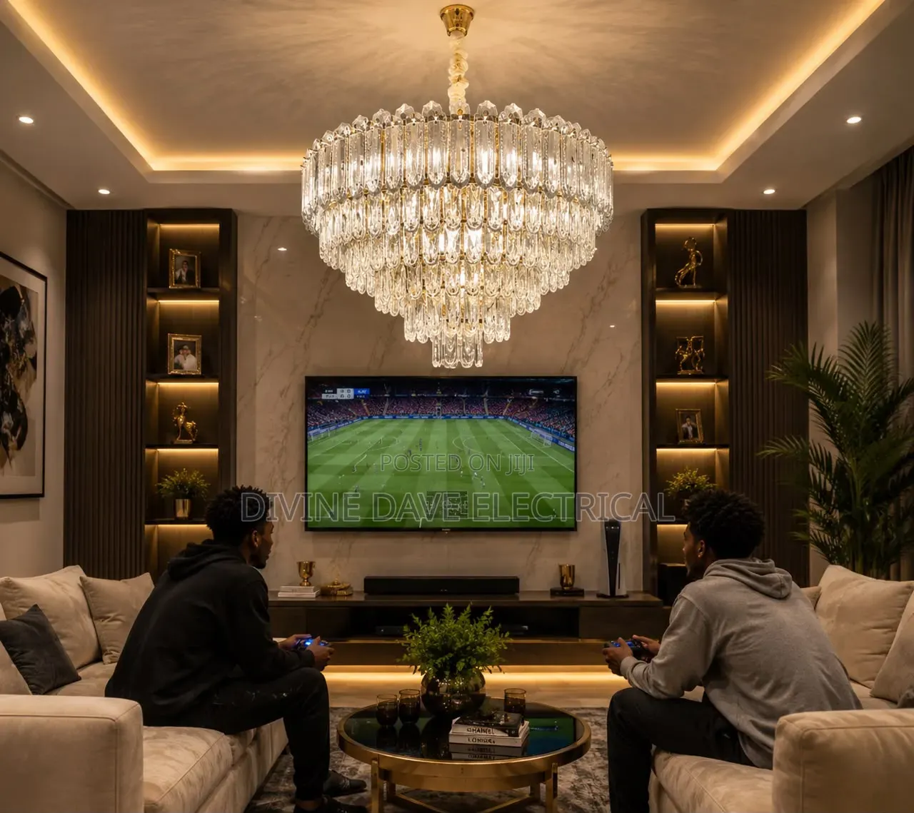500mm. Crystal Chandelier