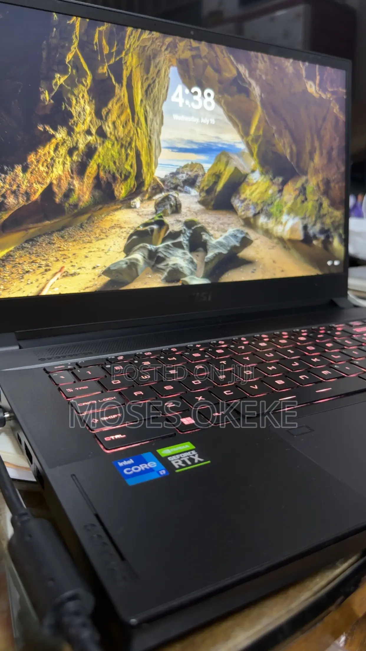 Laptop MSI 16GB Intel Core i7 SSD 512GB