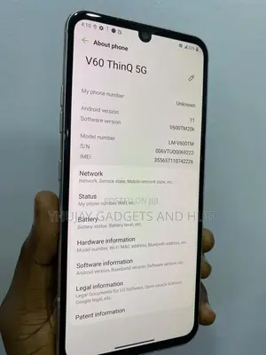 LG V60 ThinQ 5G 128 GB Blue