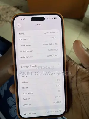 Apple iPhone 14 Pro Max 128 GB White