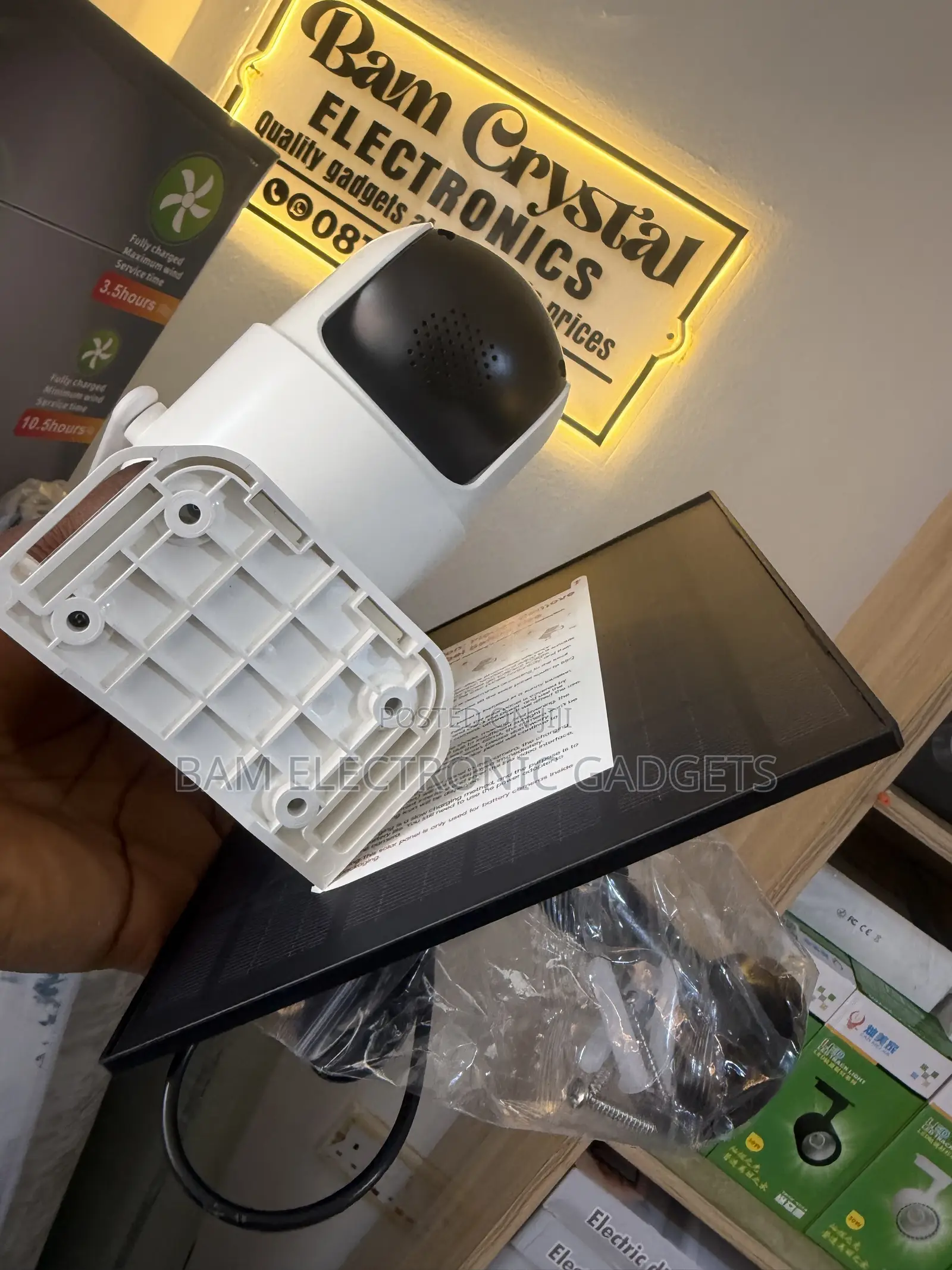 UBox 4G Solar CCTV Camera – Dual Lens, Dual Motion Sensor