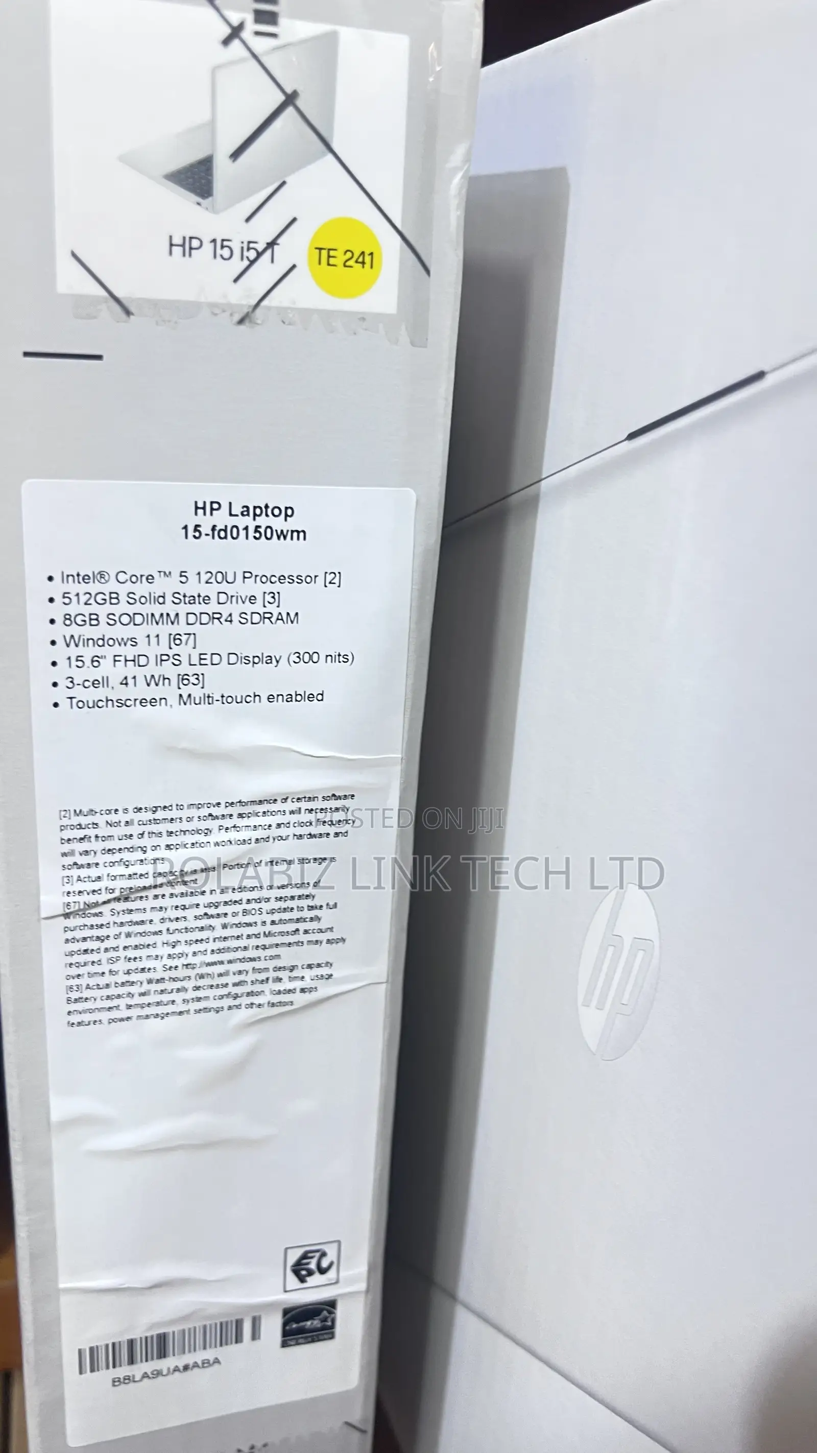 New Laptop HP 15 8GB Intel Core 5 SSD 512GB