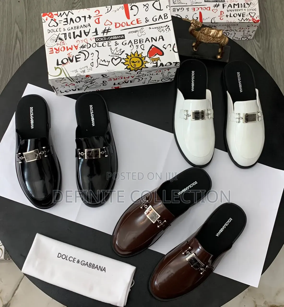 Top Luxury DOLCE GABBANA Half Shoe