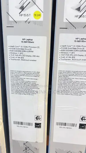 New Laptop HP 15 8GB Intel Core i5 SSD 512GB