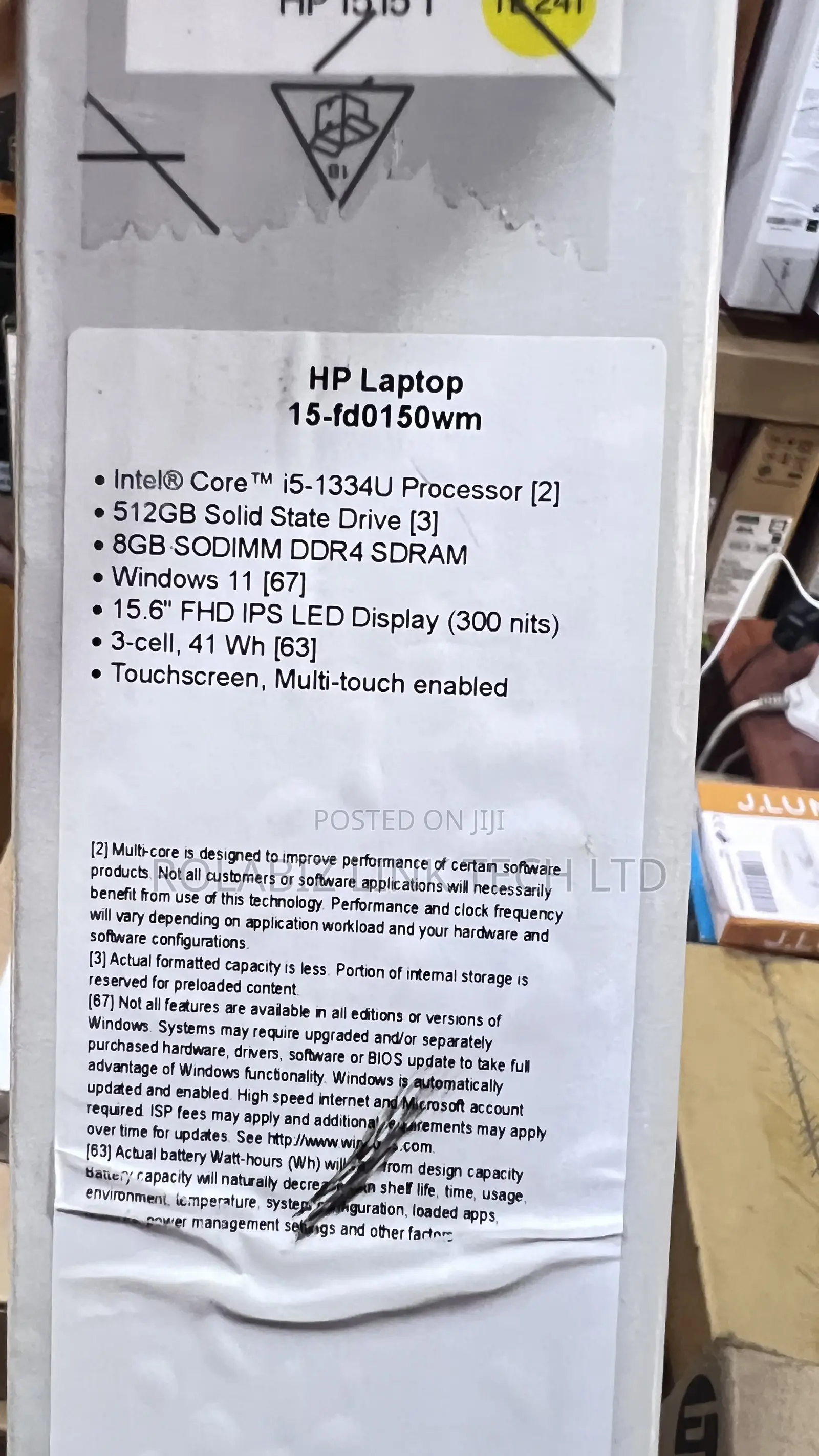 New Laptop HP 15 8GB Intel Core i5 SSD 512GB