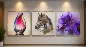 Luxury 3-Piece Framed Canvas Wall Art Set - Modern Home Decor