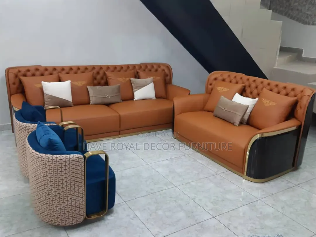 Classic Unique Turkish Leather Sofa