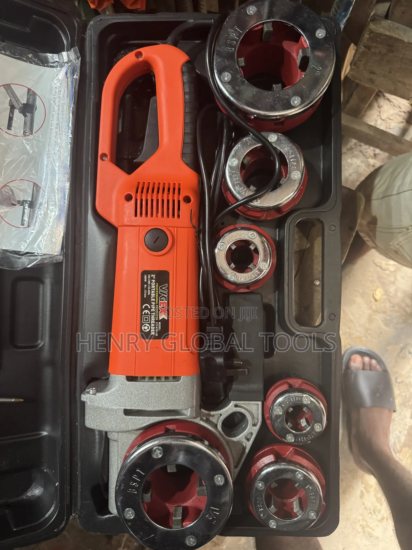 1/2”-2” Vigex Electric Industrial Dies Threading Machine