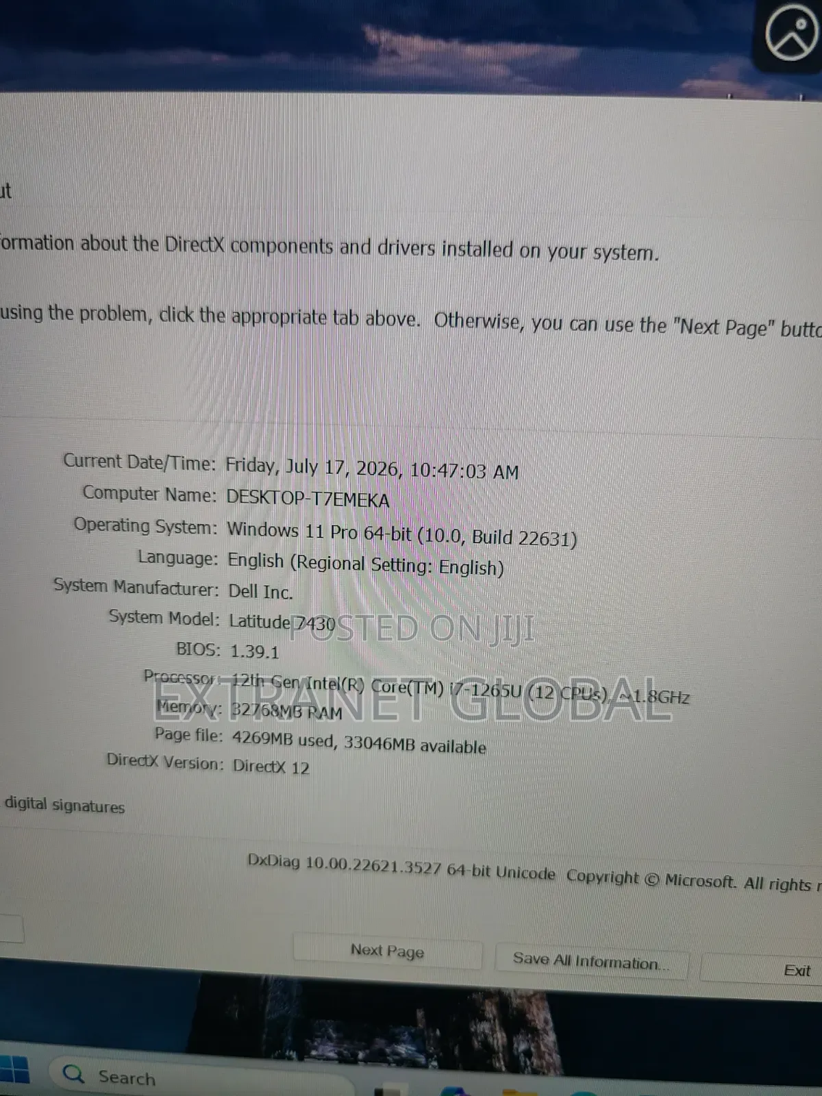 Laptop Dell Latitude 7430 32GB Intel Core i7 SSD 512GB