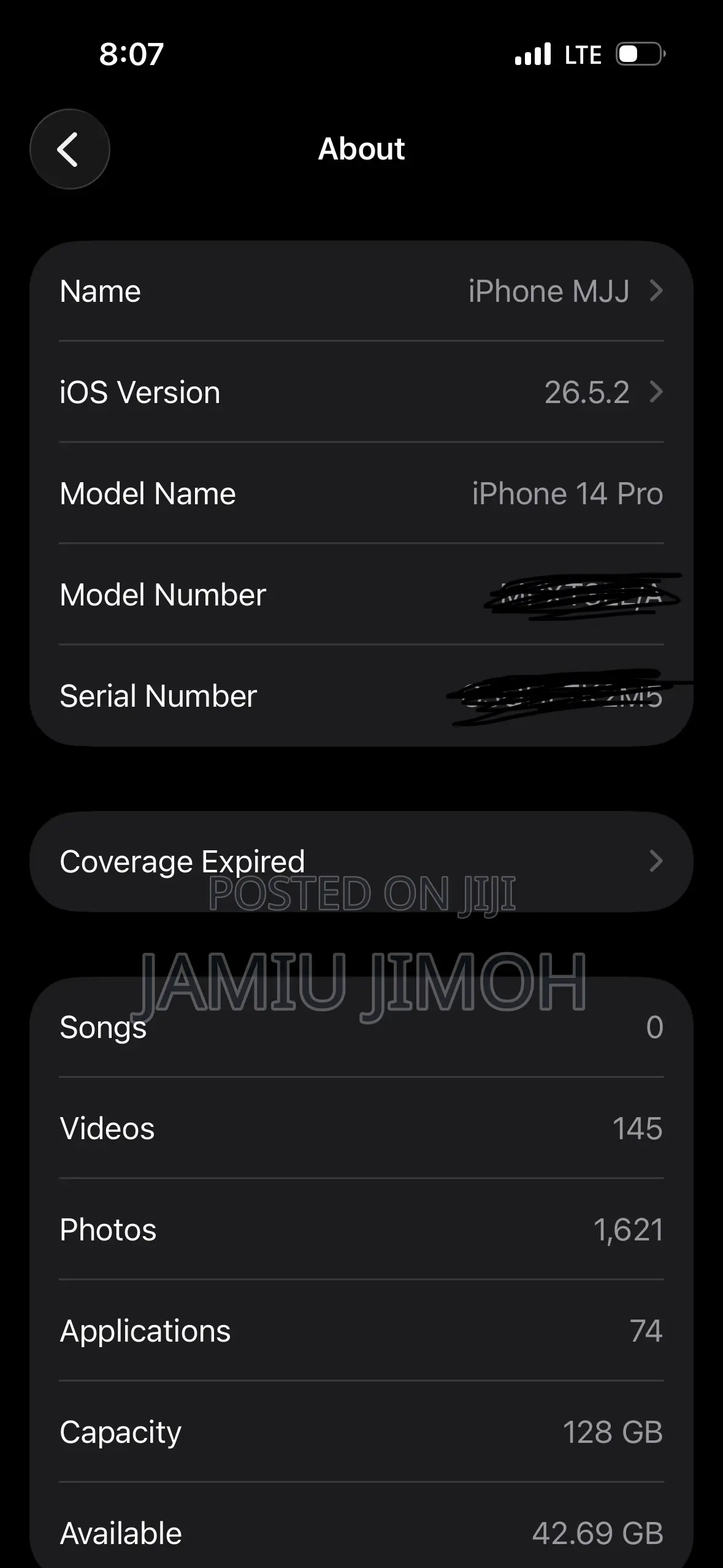Apple iPhone 14 Pro 128 GB Black