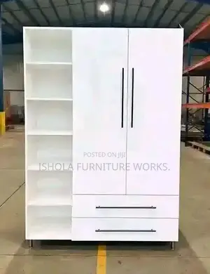Standard 4 by 6 Wardrobe Made With HDF Wood.