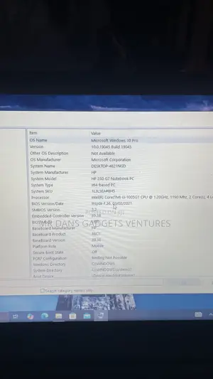 Laptop HP 250 G7 8GB Intel Core i3 HDD 1T