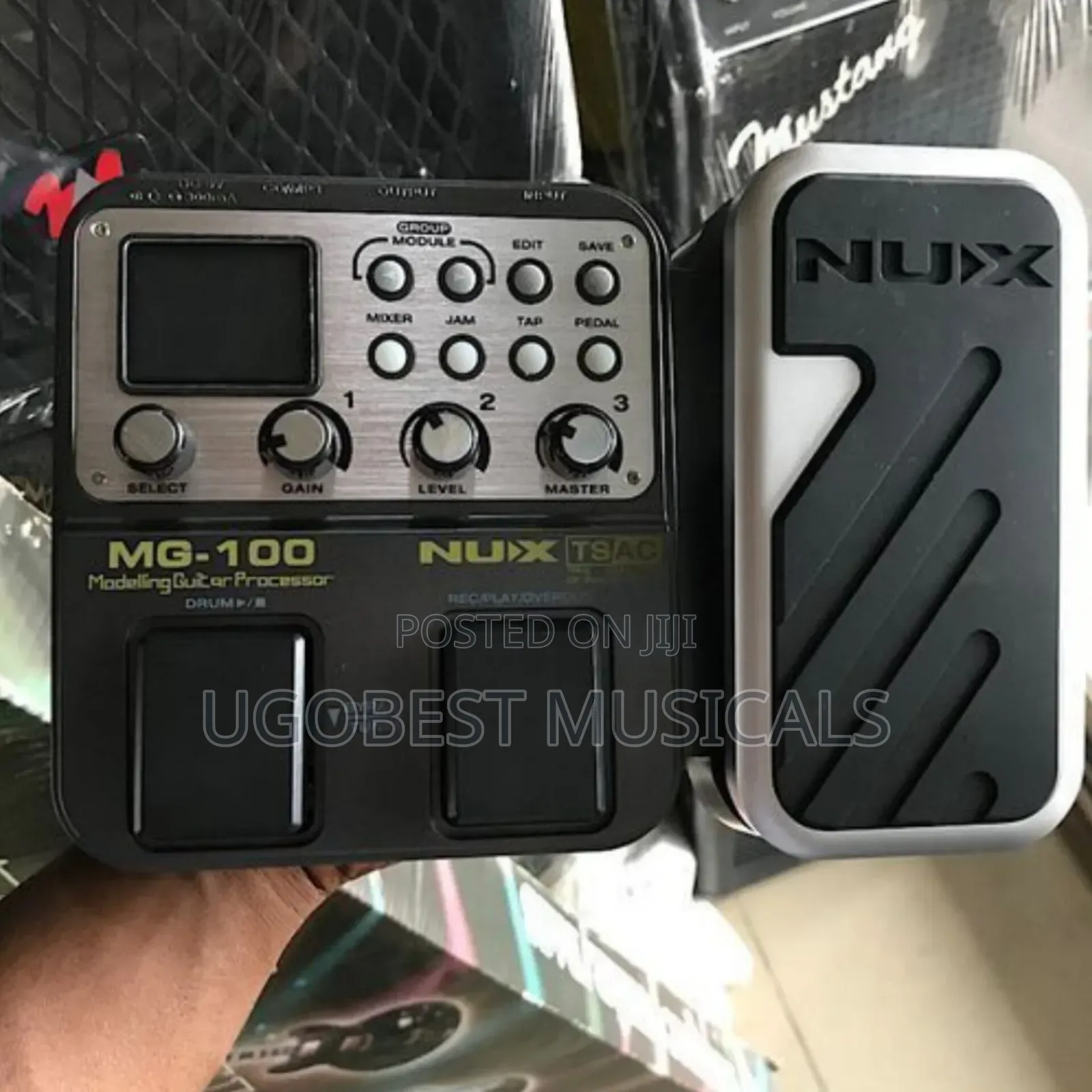 NUX MG-100 Multi-Effects Modeling Guitar Processor Pedal With Looper