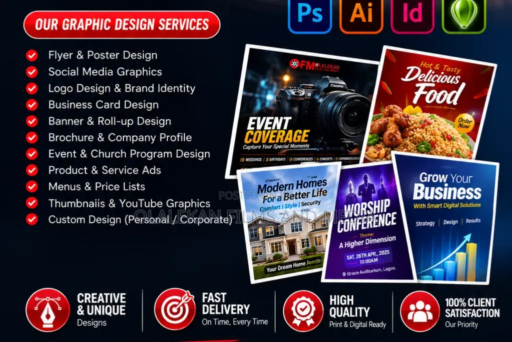 Graphic Design Services | Flyers, Logos, Etcetera