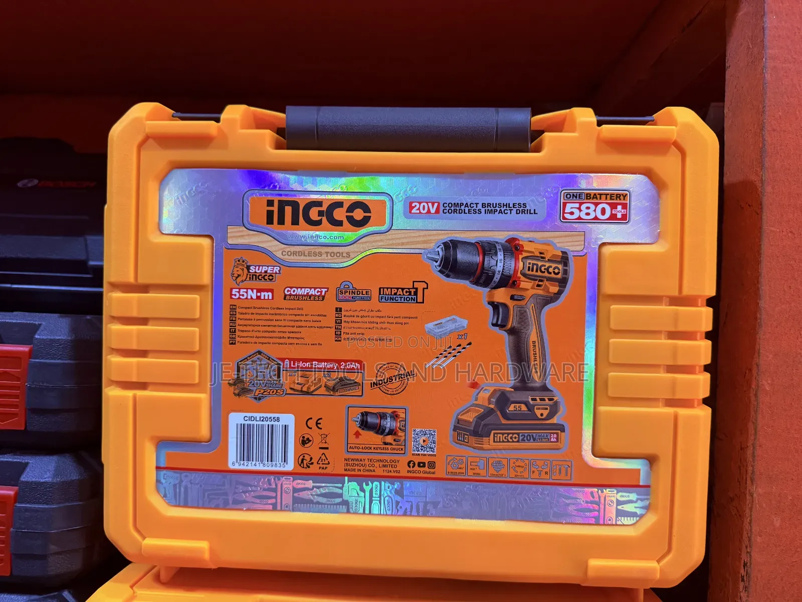 Ingco Brushless Impact Drill - 20v