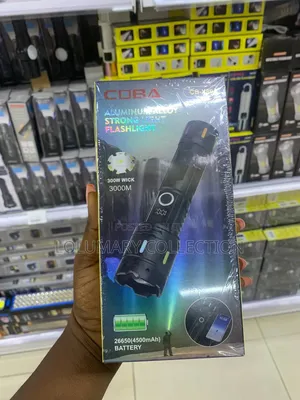Rechargeable LED Torchlight With USB Phone Charging Function