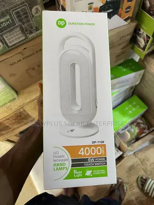 DP 4000mah LED Portable Rechargeable Hand Lamp