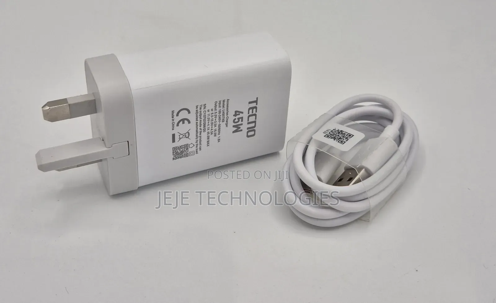 Tecno 45w Original Charger