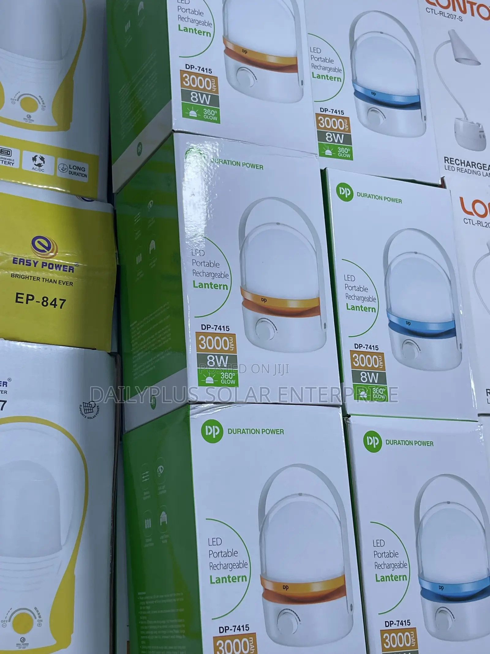 DP 3000mah LED Portable Rechargeable Lantern
