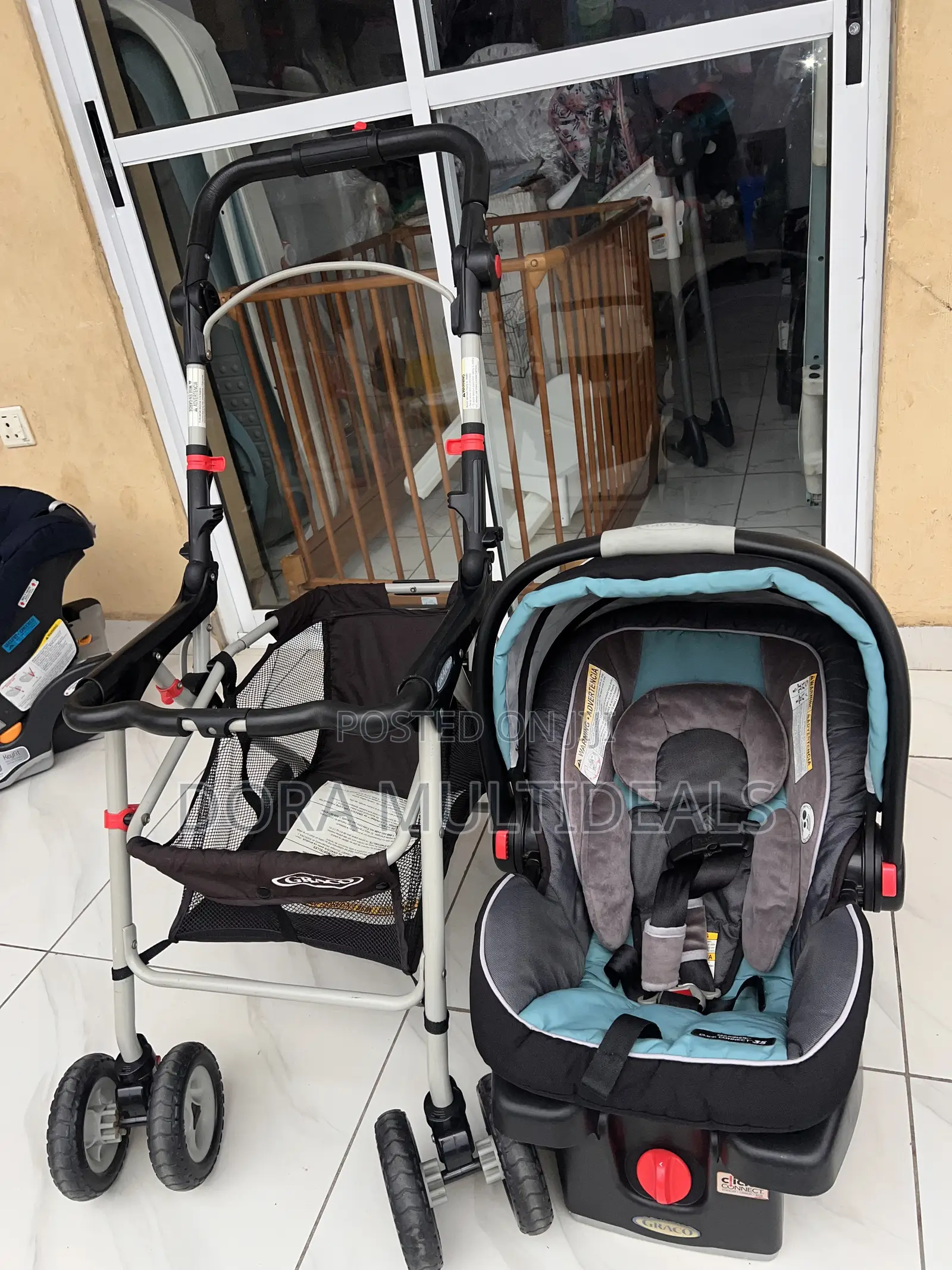 Graco 3in1 Infant Carrier Car Seat Stroller | Travel System