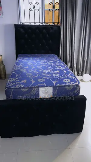 Bed-Frame and With Side Stool With Inner Stand