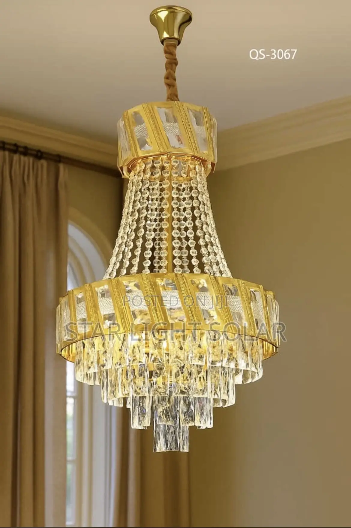 Led Crystal Chandelier Comes With Remote Control 800m