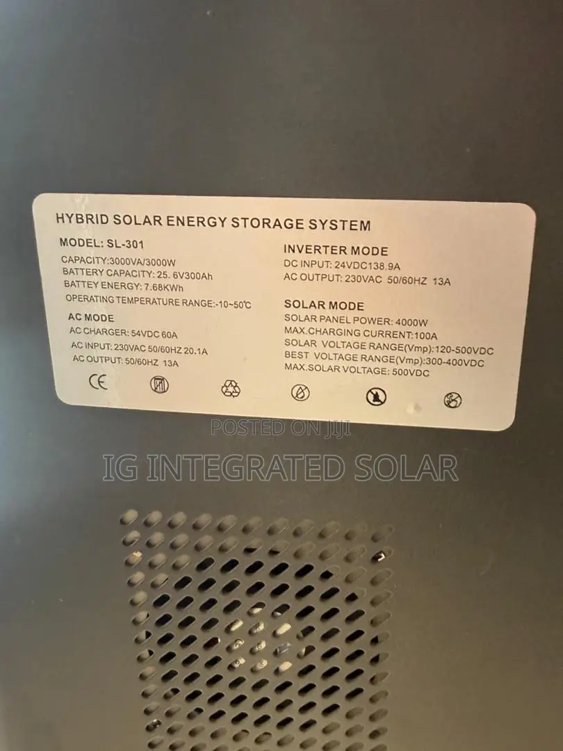 7kwh Lithium Battery Solar Generator With a 10years LiFe Span