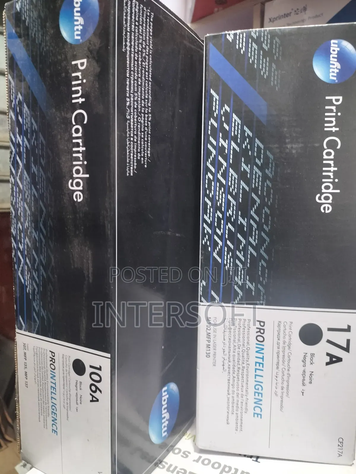 Prointelligence Brand Toner Cartridges, Specifically Type 17A and 106A