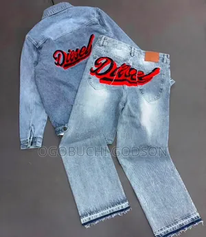 Premium Up and Down Denim Jeans Set