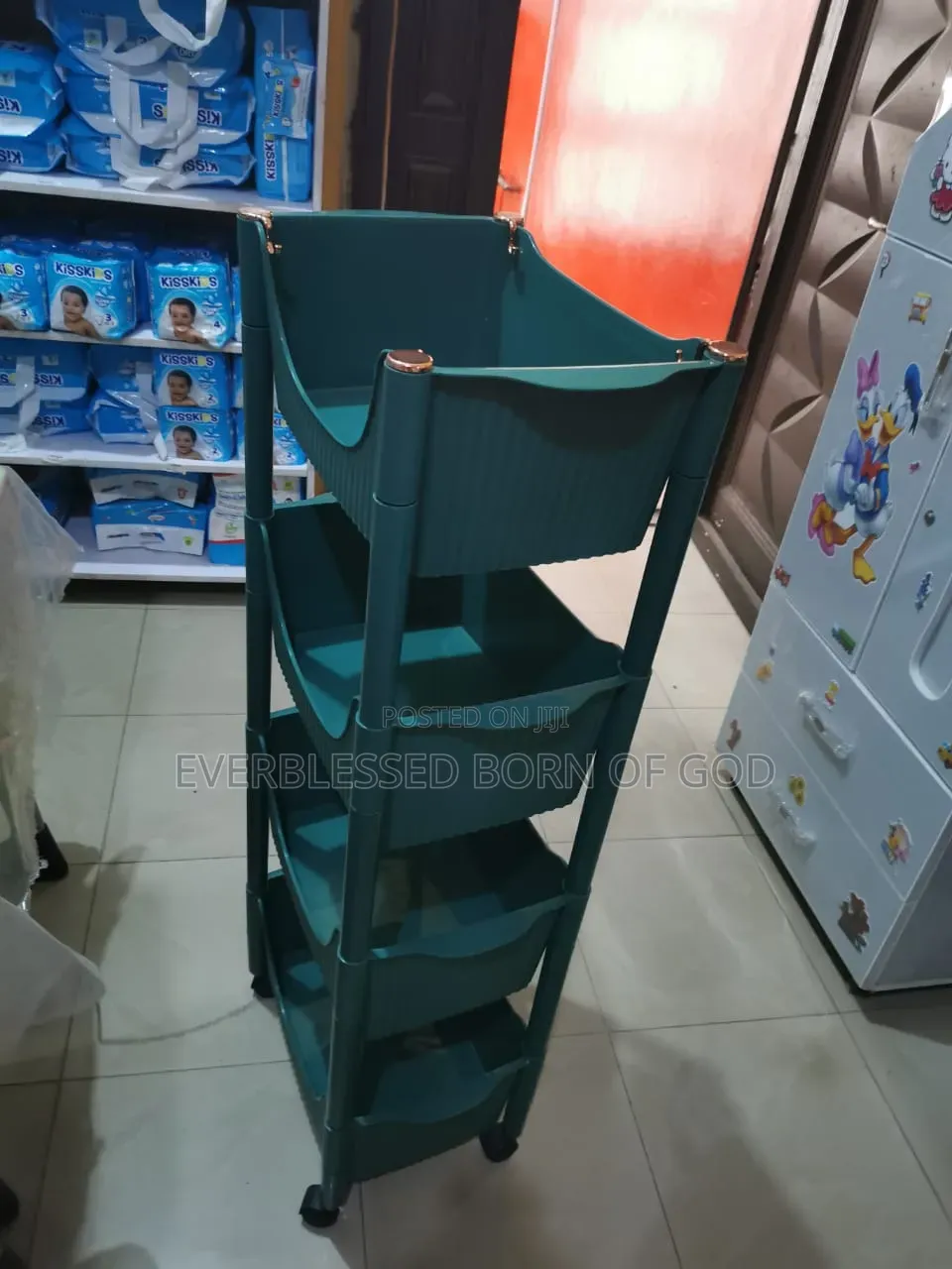 Multi-Purpose Rolling Storage Organizer on Wheels