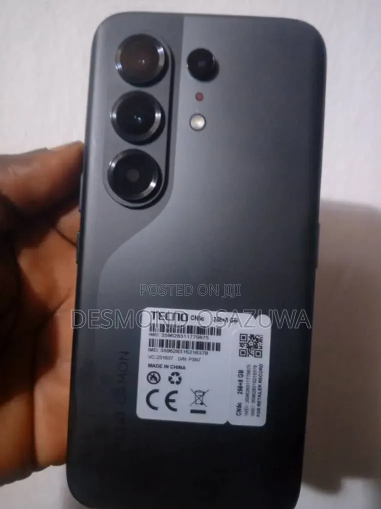 New Tecno Camon 50 Pro 256 GB Black