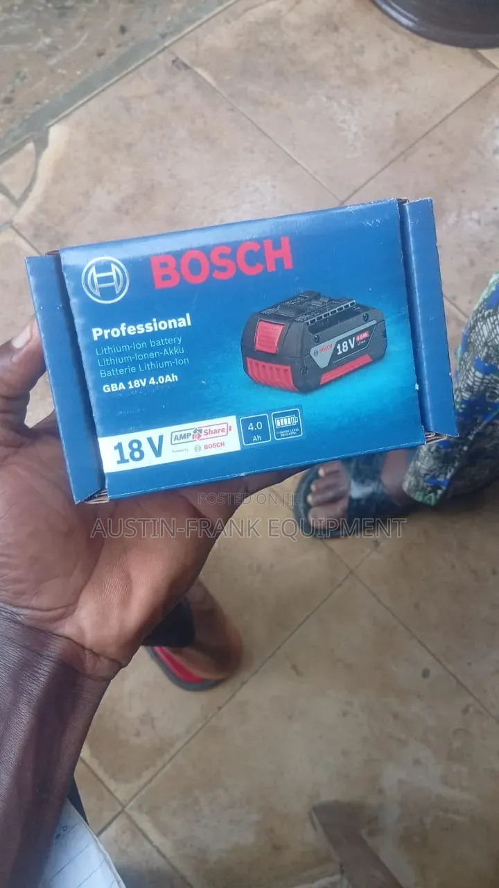 Bosch GBA 18V 4.0Ah Professional Lithium-Ion Battery Pack.