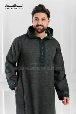 Men Jalabiya With Cap