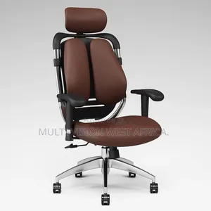 Executive Swivel Chair With Plywood Back.