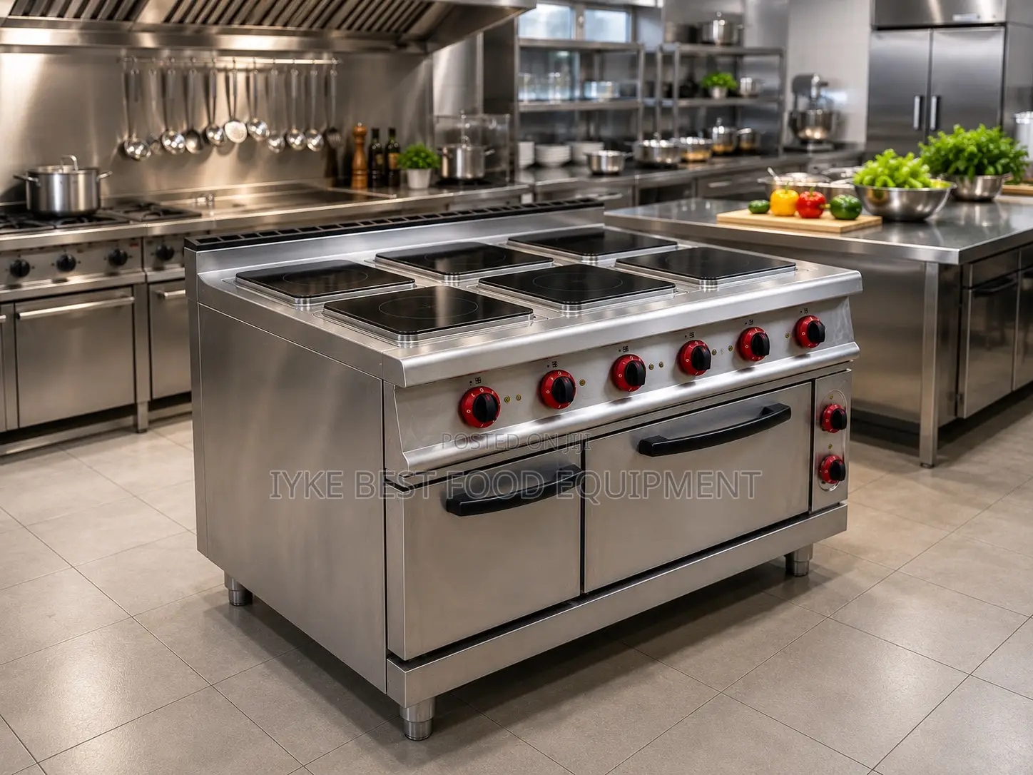6 Plate Electric Cooker With Oven