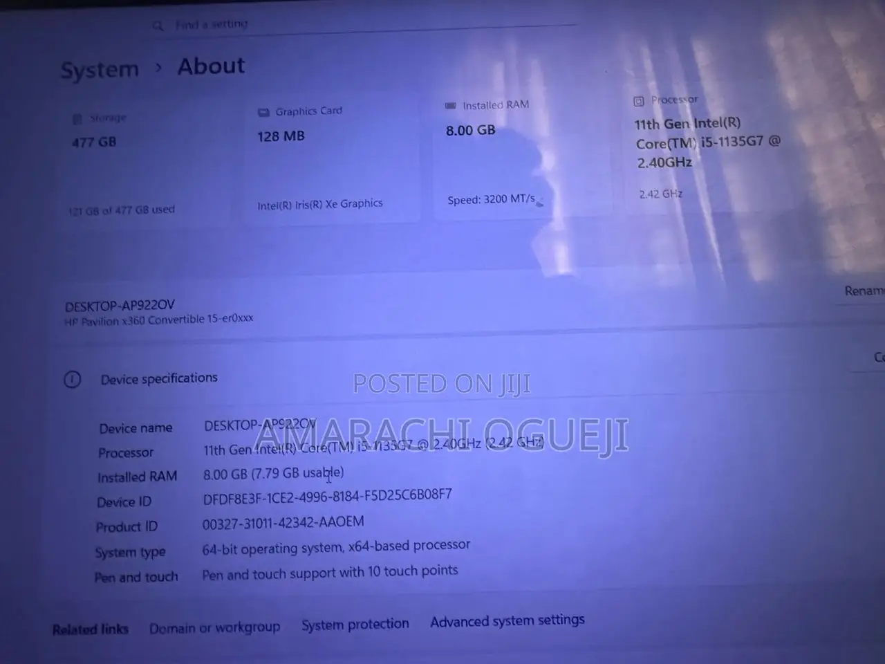 Laptop HP Pavilion 15 8GB Intel Core i5 SSD 512GB