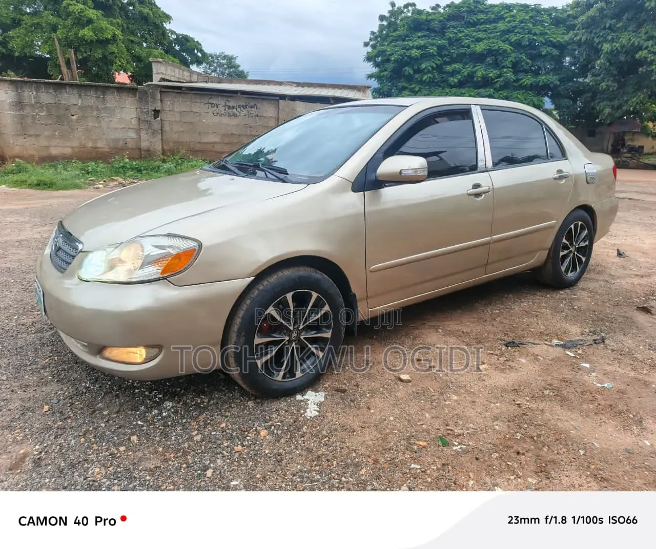 Toyota Corolla 2007 Gold