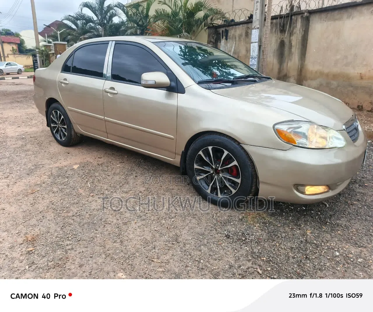 Toyota Corolla 2007 Gold