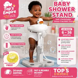 Make Bath Time Safer With This Standing Baby Bath Station