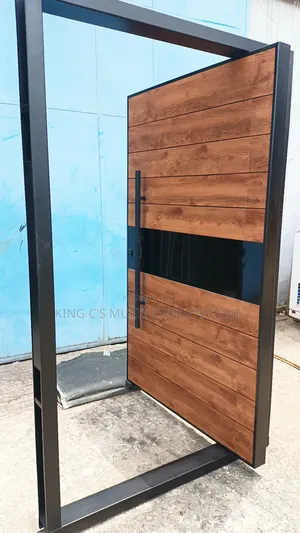 5ft by 8ft Pivot Exquisite Security Door, Tested and Trusted.